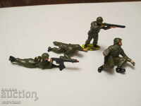 Poland hand-painted - 4 rare figures