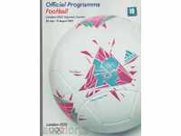 Football program London 2012 Olympics