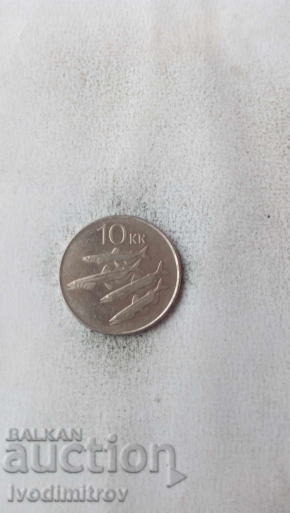 Iceland 10 kroner 1996