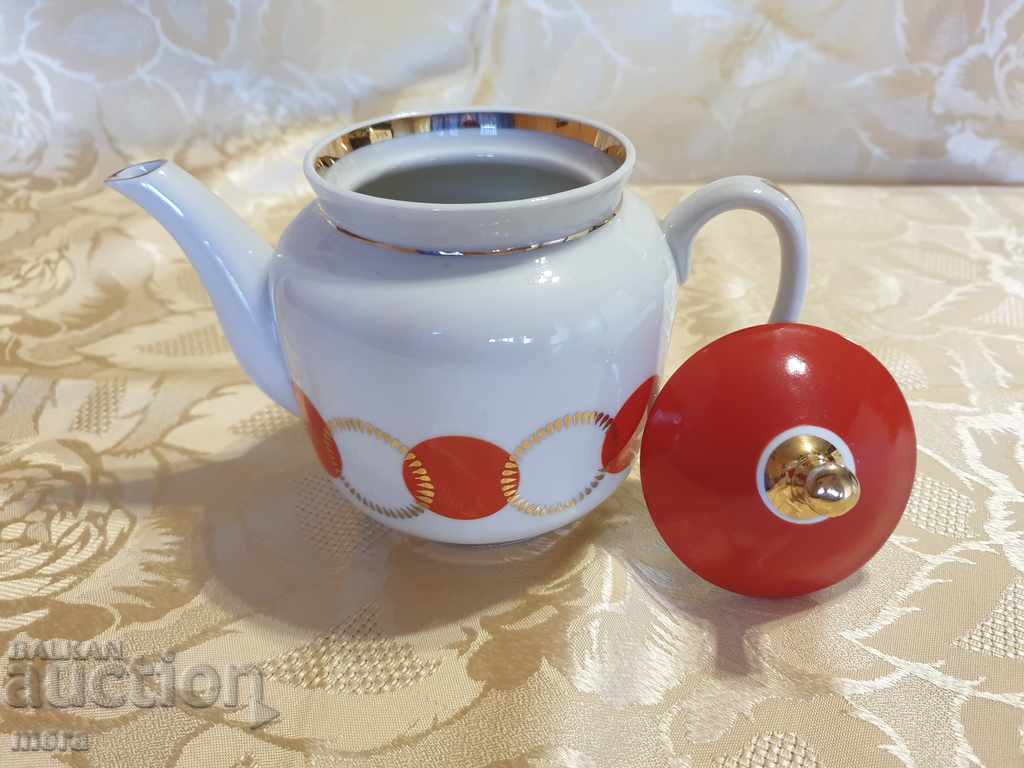 Auction Porcelain Russian teapot - Druzhkovsky porcelain factory Auction Porcelain Russian teapot - Druzhkovsky porcelain factory