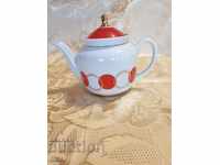 Porcelain Russian teapot - Druzhkovsky porcelain factory