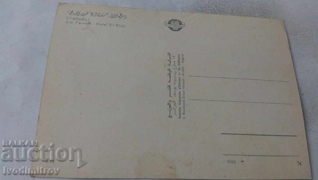 Postcard Staqueli Sidi Ferruch Hotel El-Riad with price 0.85 BGN | € 0.43 Postcard Staqueli Sidi Ferruch Hotel El-Riad with price 0.85 BGN | € 0.43
