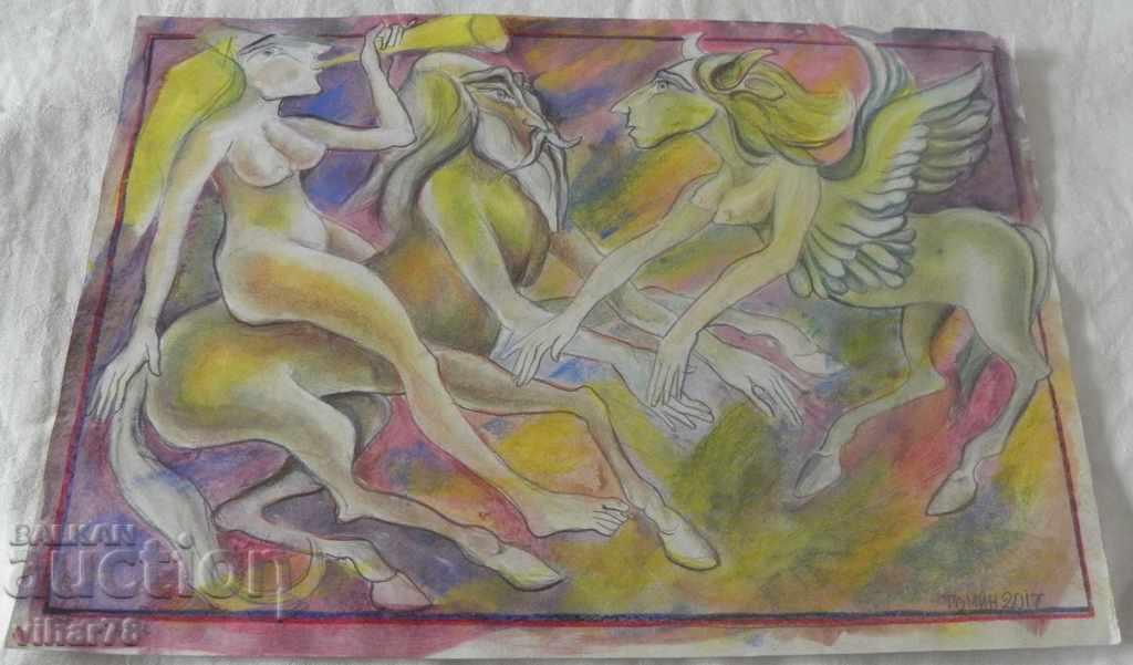 Licitație TABLOU DESEN - TODOR MINOVSKI