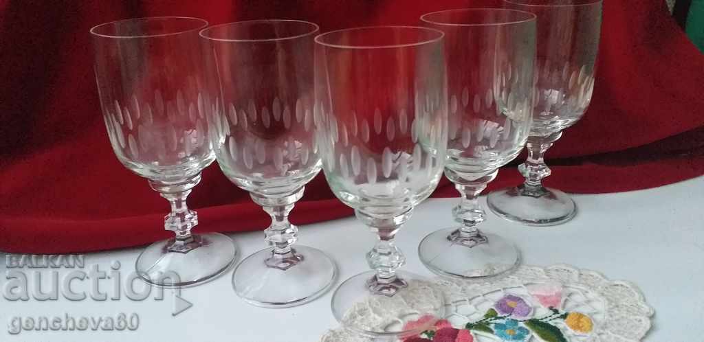 Pahare pentru aperitiv gravate cu cristale Pahare pentru aperitiv gravate cu cristale