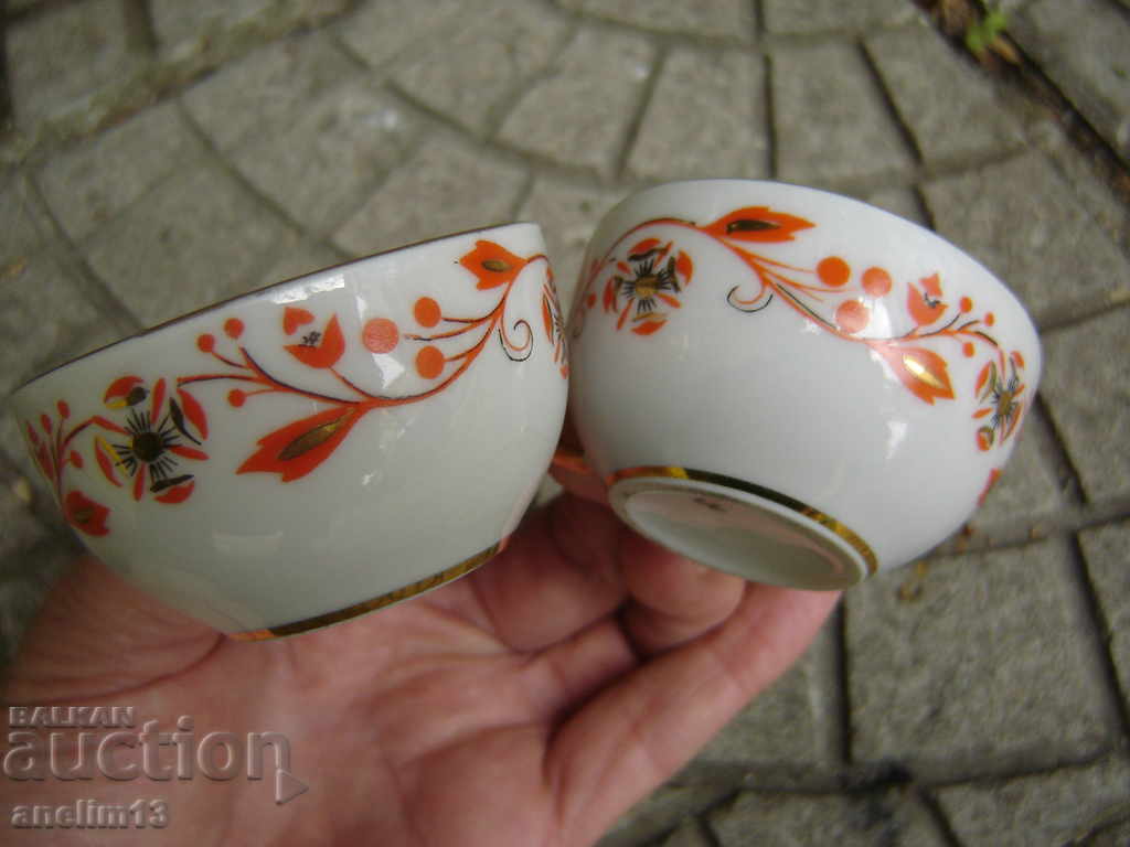 СССР ПОРЦЕЛАНОВИ ЧАШКИ ЛФЗ - 7 СССР ПОРЦЕЛАНОВИ ЧАШКИ ЛФЗ - 7