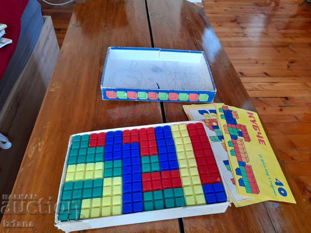 Old children's constructor Cube 40 with price 30.00 BGN | € 15.34 Old children's constructor Cube 40 with price 30.00 BGN | € 15.34