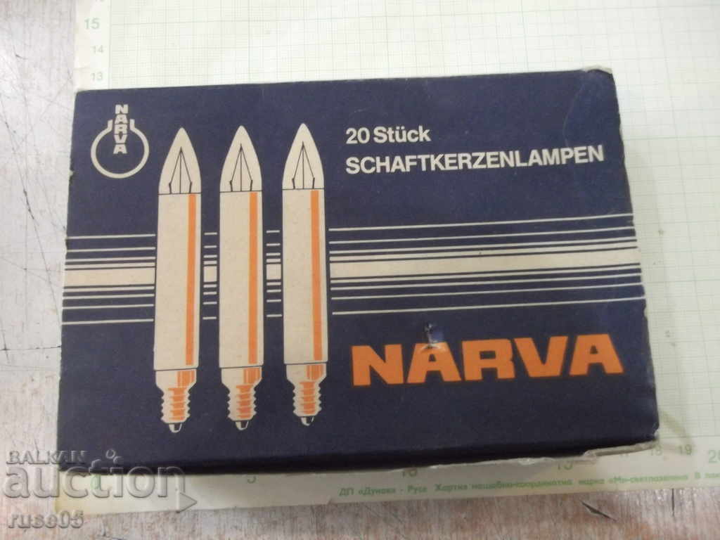 Becuri "NARVA" - 18 buc. limba germana