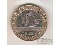 + France 10 francs 1989