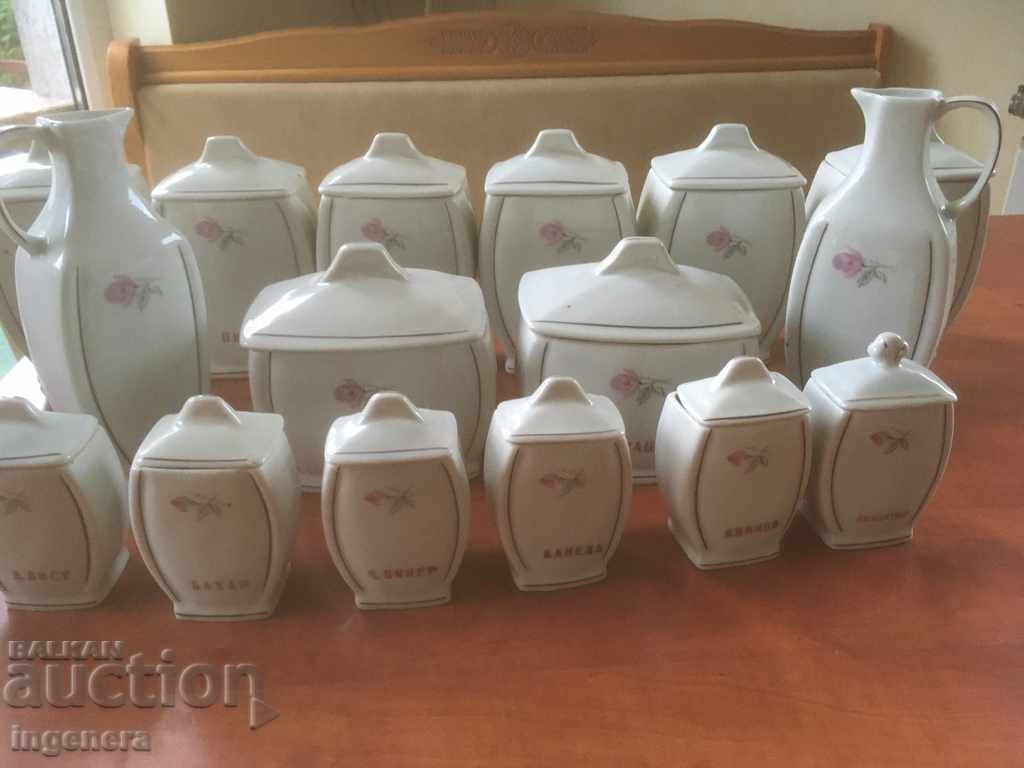 PORCELAIN SERVICE 16 PARTS OF SOCA RARE - 6 PORCELAIN SERVICE 16 PARTS OF SOCA RARE - 6