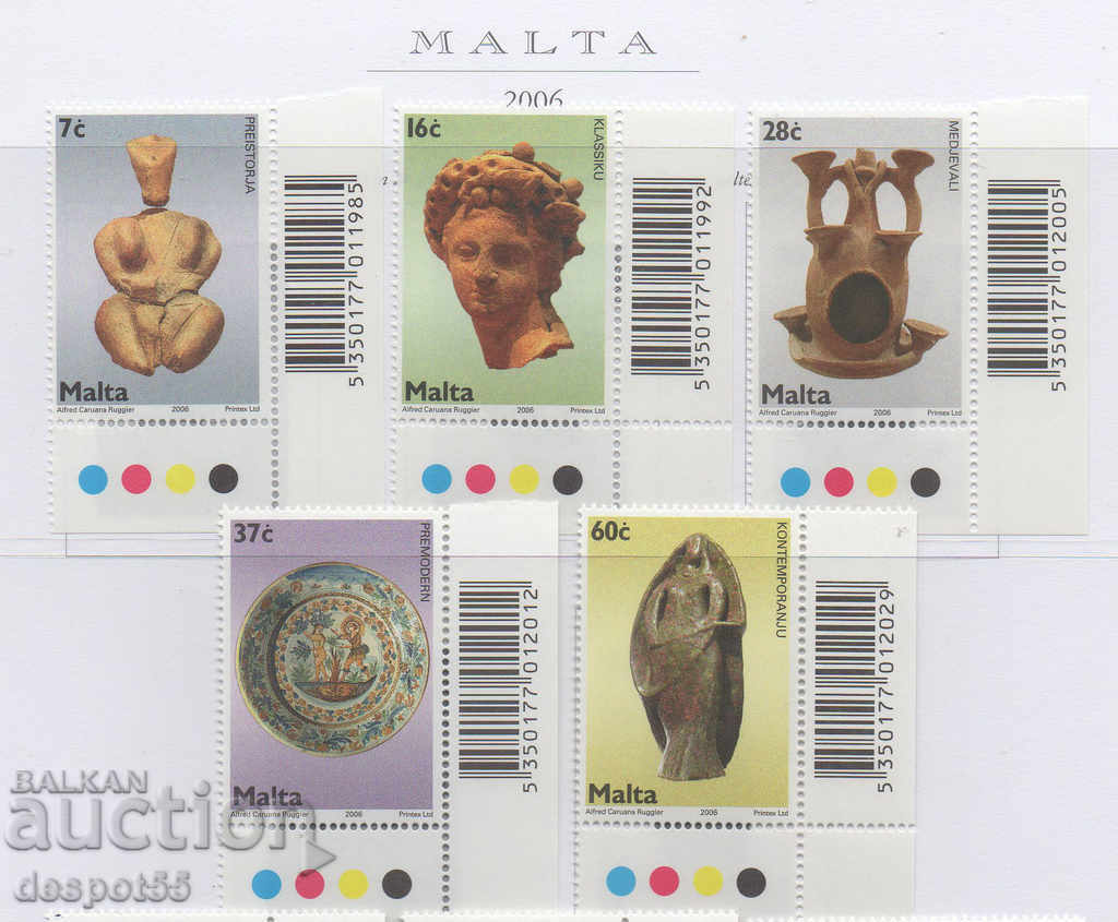 2006. Malta. Ceramica în colecțiile malteze.