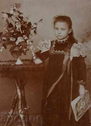 19TH CENTURY OLD PHOTO PHOTO CARTON PORTRAIT GIRL - 5 19TH CENTURY OLD PHOTO PHOTO CARTON PORTRAIT GIRL - 5