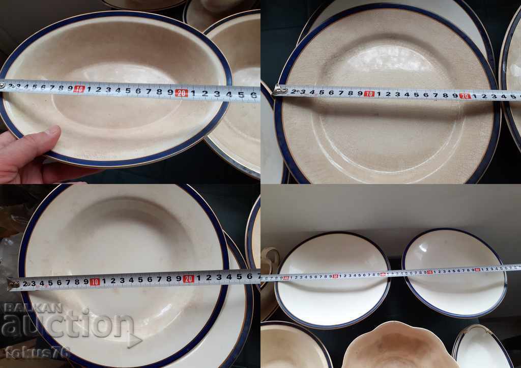 Auction Old porcelain service Johnson Bros England 23 piece porcelain Auction Old porcelain service Johnson Bros England 23 piece porcelain
