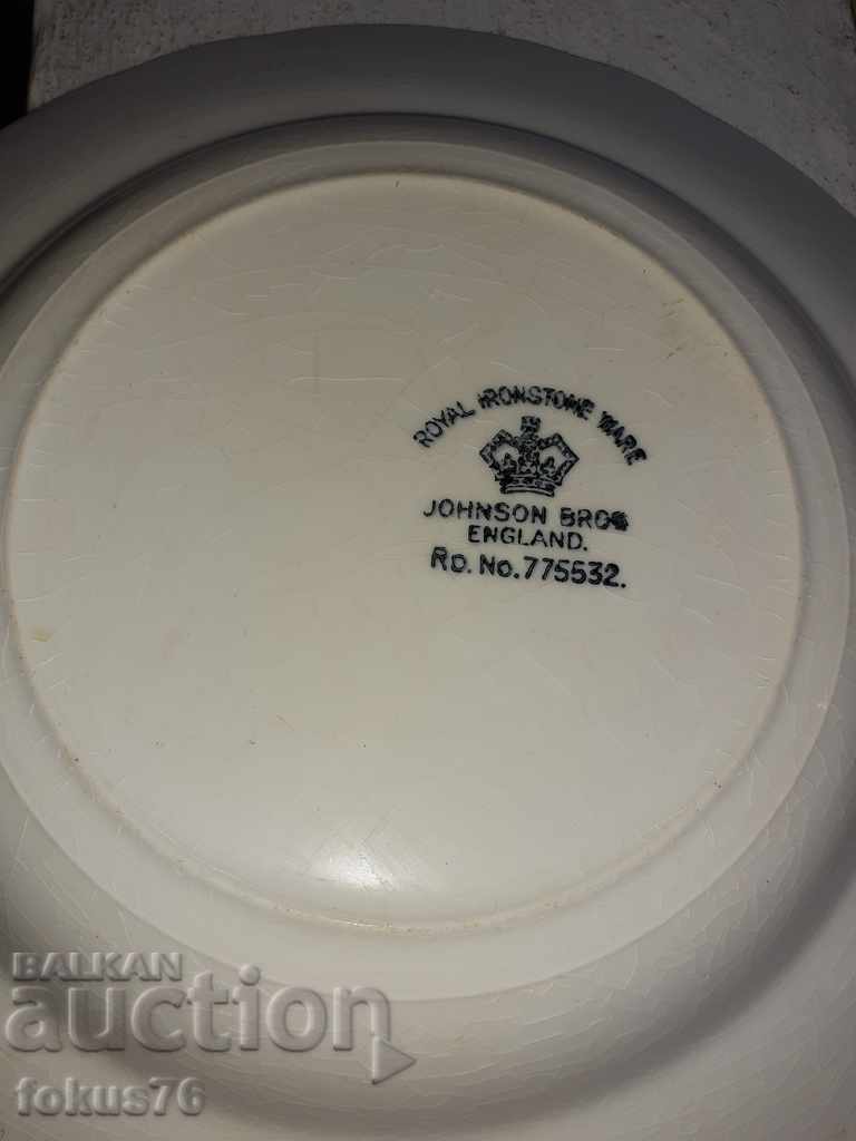 Delivery of Porcelain plate Johnson Bros England porcelain Delivery of Porcelain plate Johnson Bros England porcelain