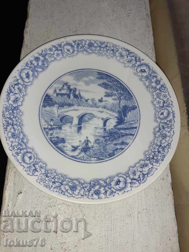 French porcelain plate porcelain