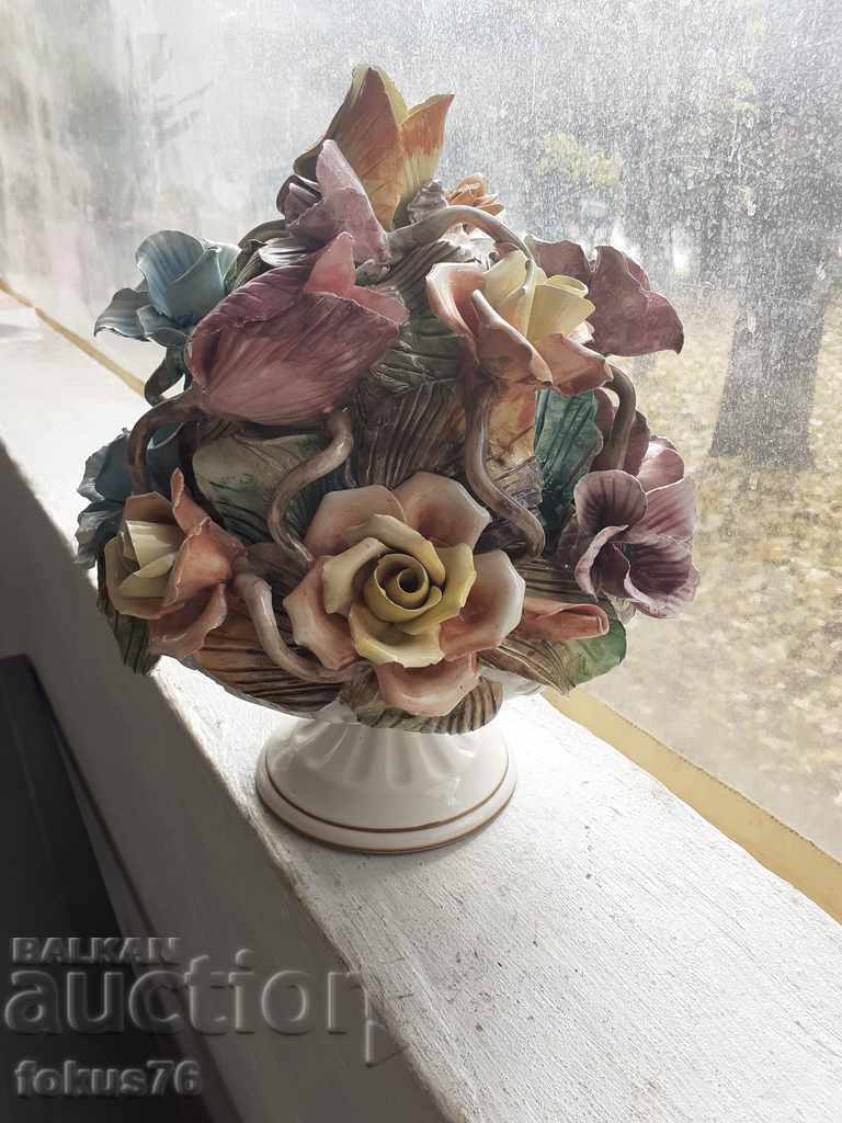 Порцеланова прелест голямо цвете Bassano Италия порцелан