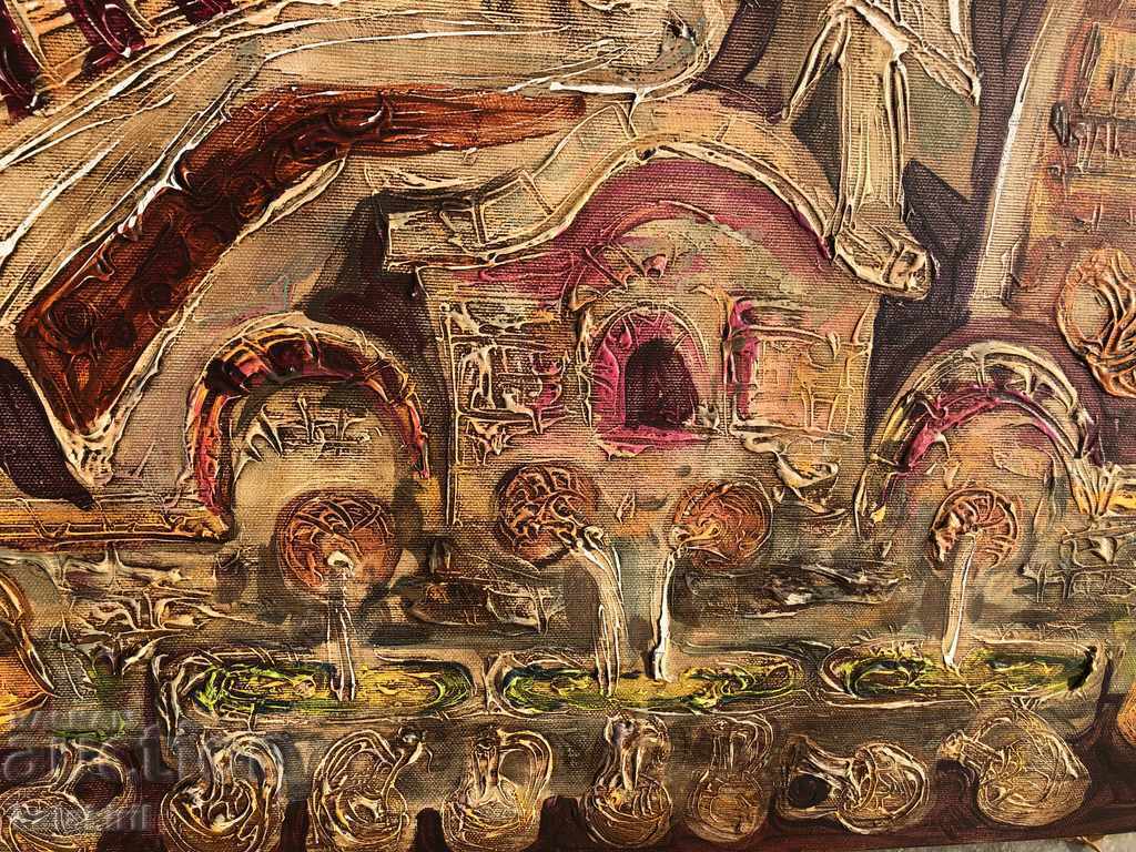 „Fântâna cu femei bulgare” cu preț 2000.00 BGN | € 1022.58 „Fântâna cu femei bulgare” cu preț 2000.00 BGN | € 1022.58