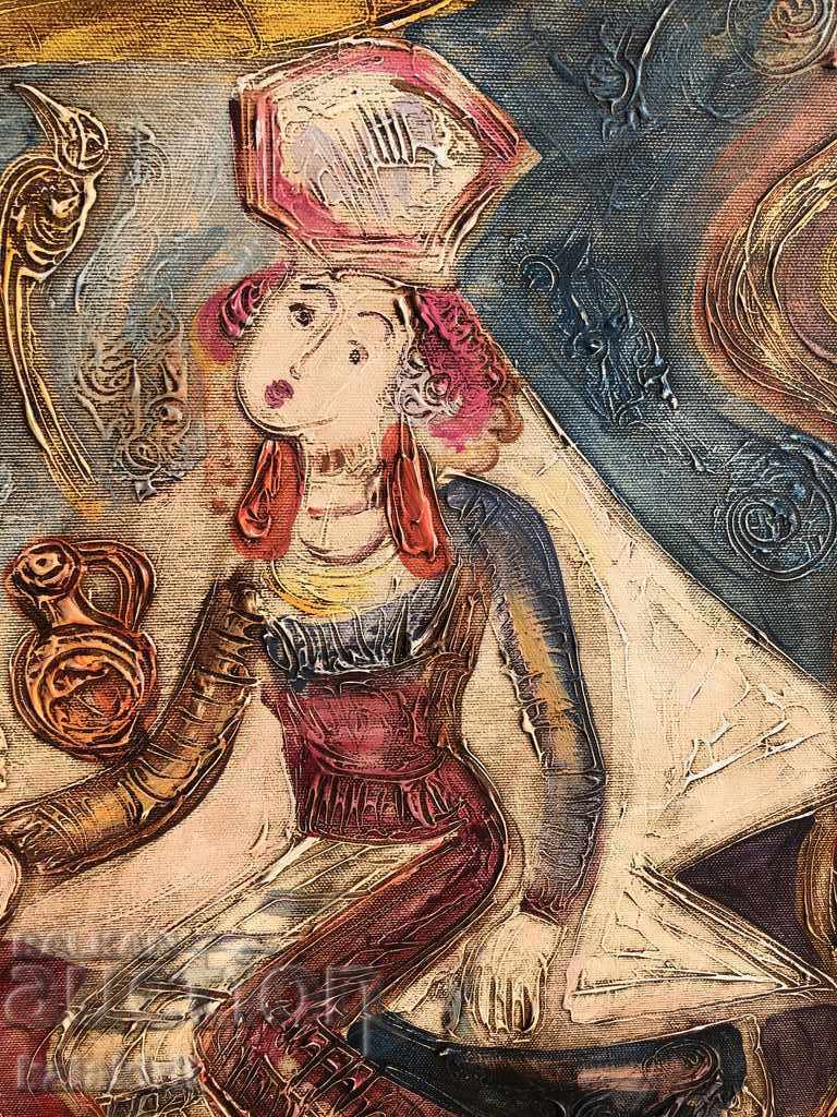 „Fântână cu două bulgare și doi berbeci” cu preț 2000.00 BGN | € 1022.58 „Fântână cu două bulgare și doi berbeci” cu preț 2000.00 BGN | € 1022.58