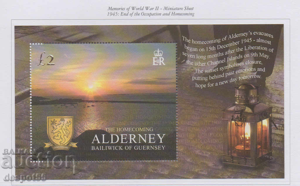 2005. Alderney. Returning home. Block.