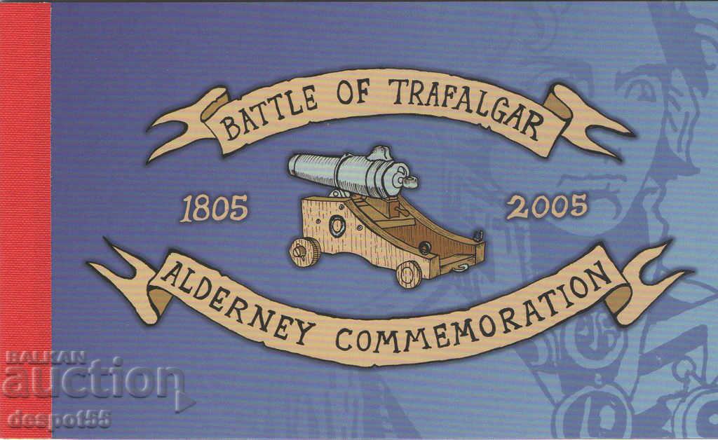 2005. Alderney. 200 χρόνια από τη μάχη του Τραφάλγκαρ. Δελτίο.