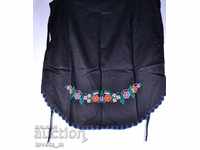 Cotton apron with embroidery, folk costume