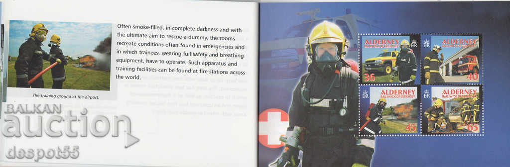 Delivery of 2004. Alderney. Social services - firefighters. Carnet. Delivery of 2004. Alderney. Social services - firefighters. Carnet.