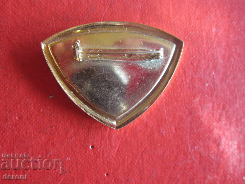 Auction  Gold-plated brooch