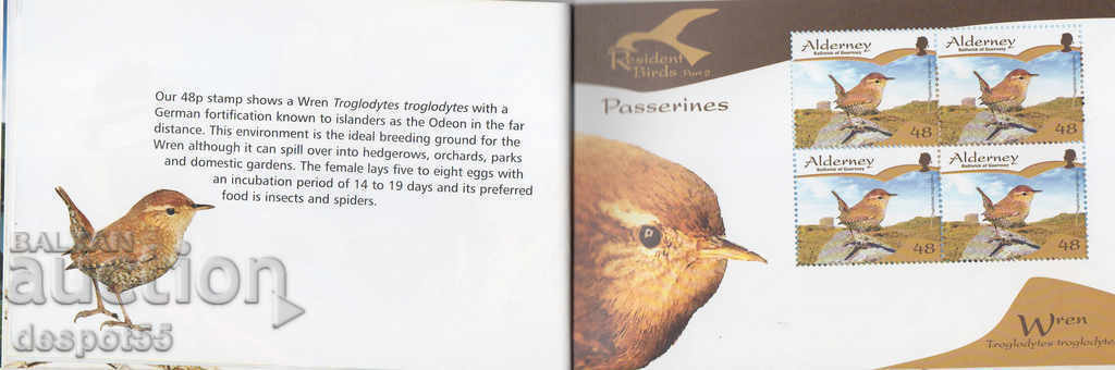 2007. Alderney. Local birds. Carnet. - 5 2007. Alderney. Local birds. Carnet. - 5