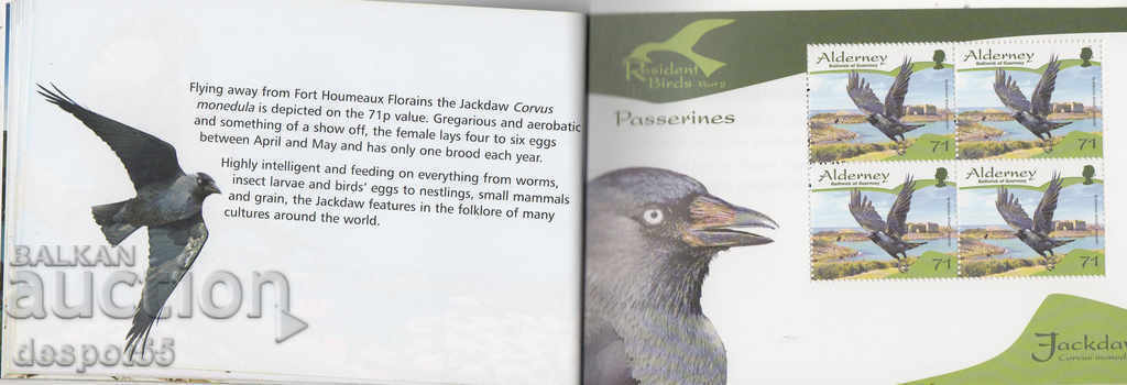 2007. Alderney. Local birds. Carnet. - 7 2007. Alderney. Local birds. Carnet. - 7