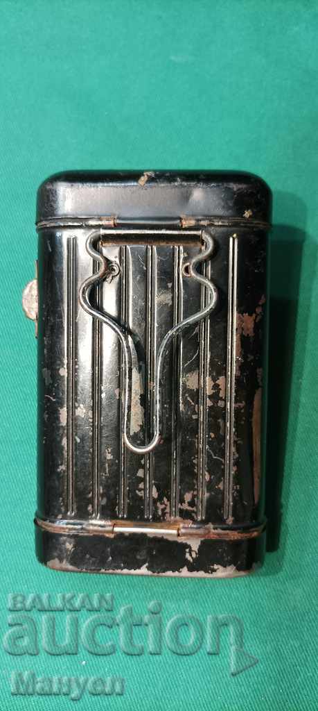 Auction  I am selling an old German WWII military flashlight.