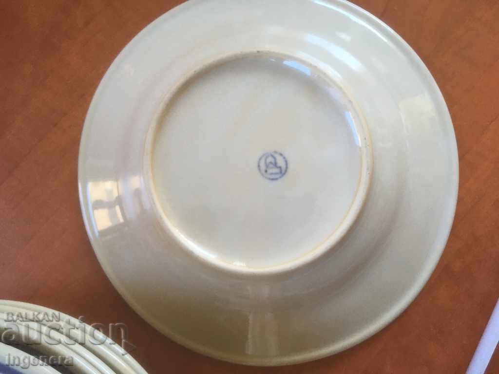 Auction PORCELAIN SERVICE PLATE DEEP FROM THE 50 TRAYS TROYAN-6 PCS Auction PORCELAIN SERVICE PLATE DEEP FROM THE 50 TRAYS TROYAN-6 PCS