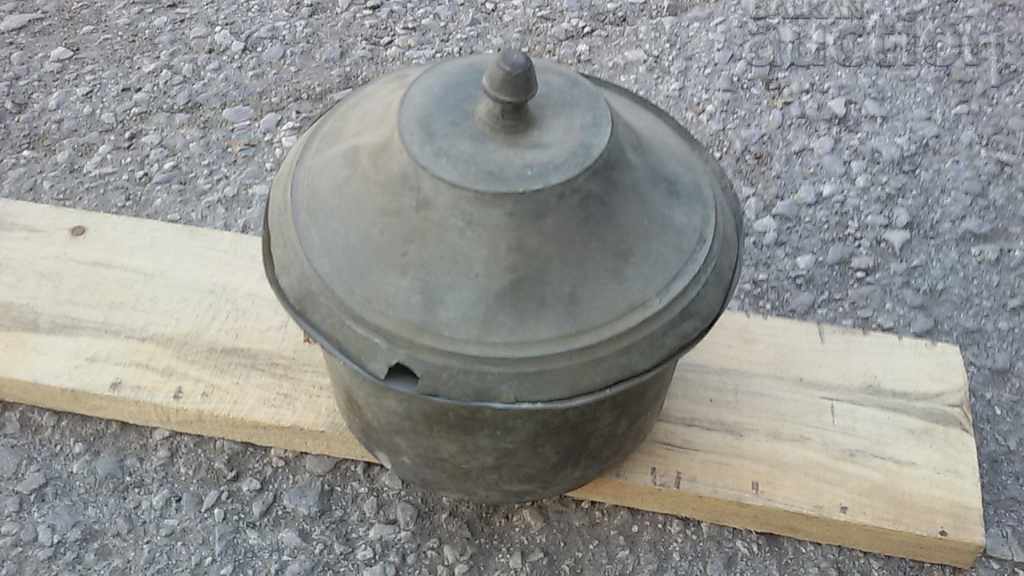 Auction antique primitive cooking vessel copper copper Auction antique primitive cooking vessel copper copper
