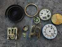 Parts for wall clocks.