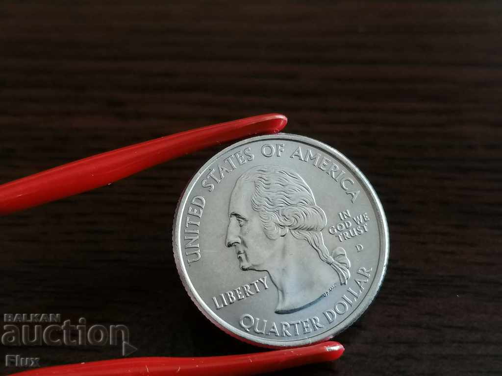 Coin - USA - 1/4 (quarter) dollar UNC (Oklahoma) 2008 with price 10.00 BGN | € 5.11 Coin - USA - 1/4 (quarter) dollar UNC (Oklahoma) 2008 with price 10.00 BGN | € 5.11
