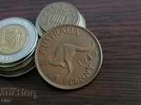 Coin - Australia - 1 penny 1949