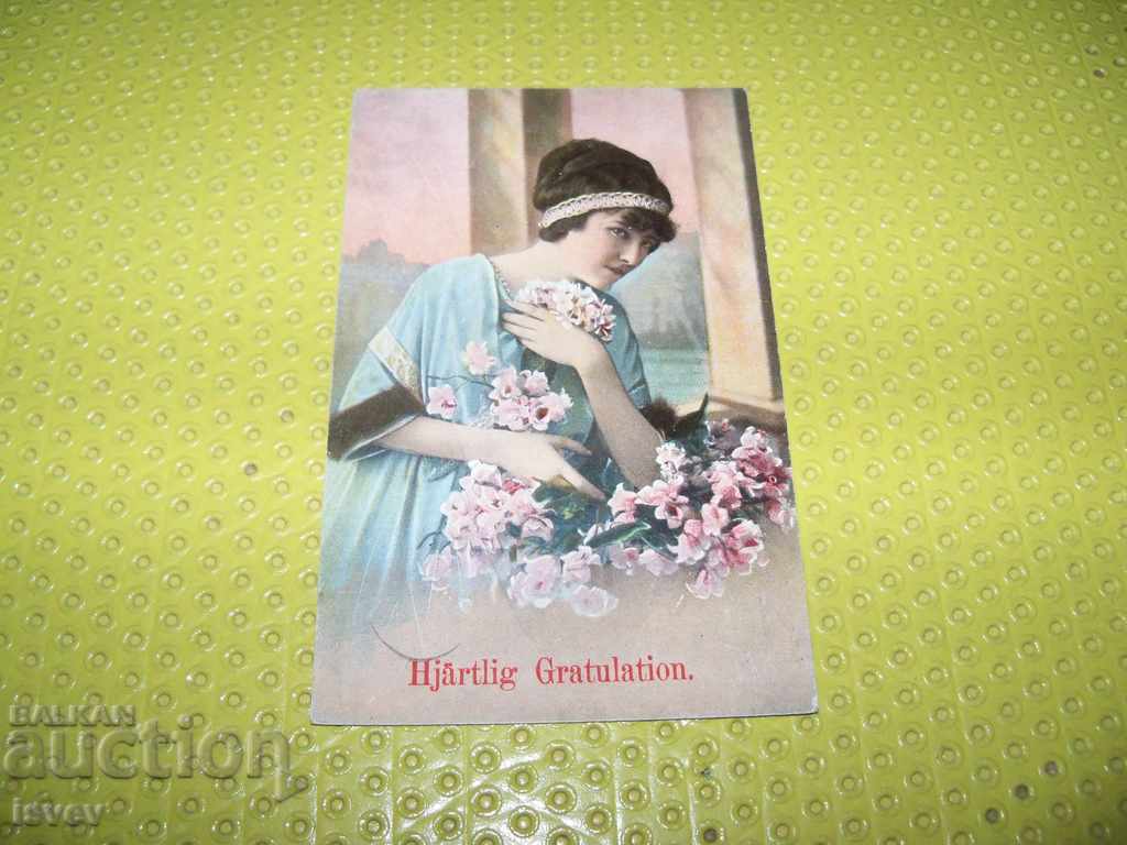 Auction Lot of three old romantic postcards before 1944. Auction Lot of three old romantic postcards before 1944.