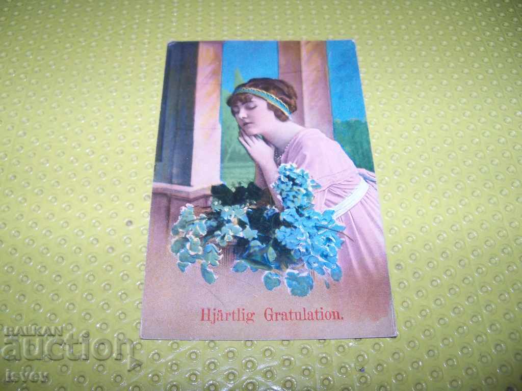Delivery of Lot of three old romantic postcards before 1944. Delivery of Lot of three old romantic postcards before 1944.