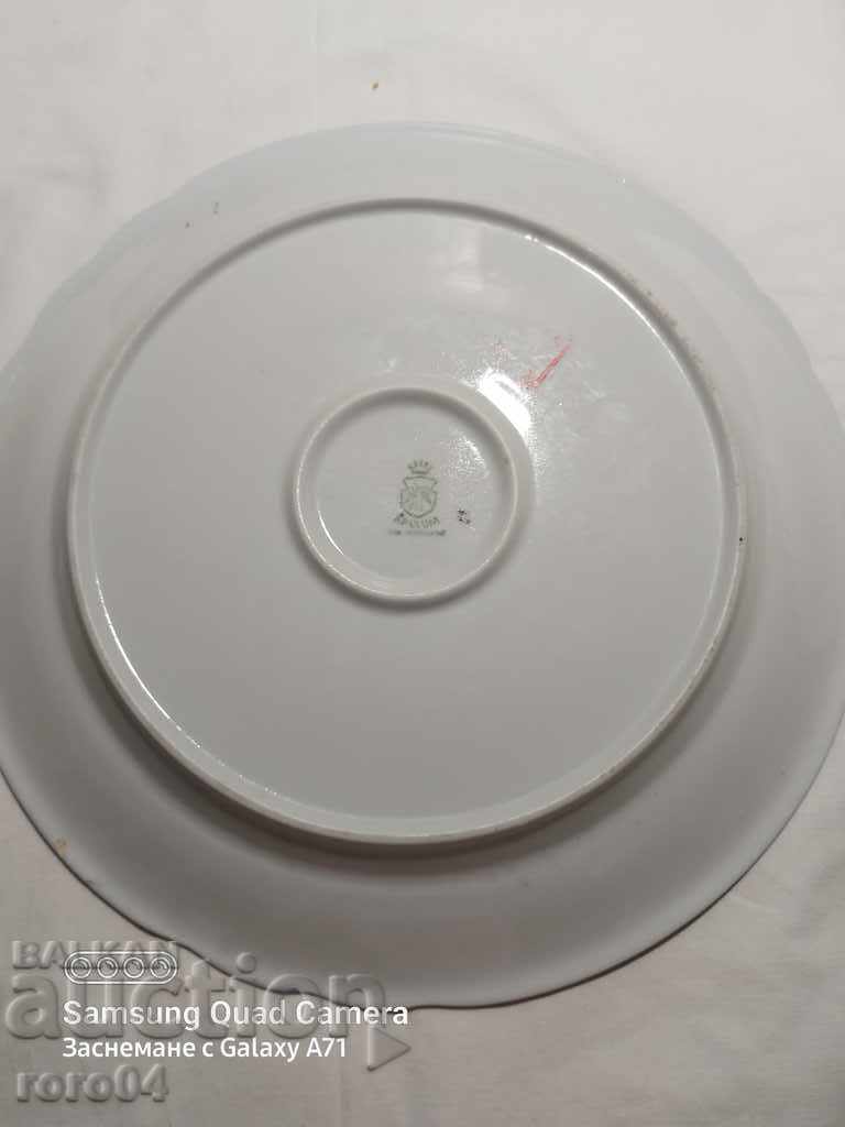 LARGE OLD BEAUTIFUL PORCELAIN PLATE - 6 LARGE OLD BEAUTIFUL PORCELAIN PLATE - 6