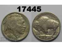 Moneda de 5 cenți a Statelor Unite ale Americii Buffalo 1918 XF