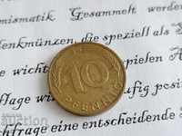 Монета - Германия - 10 пфенига | 1985г.; серия G