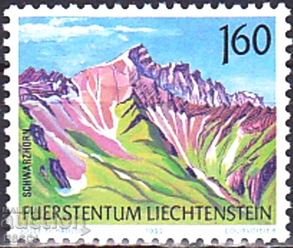 Καθαρή μάρκα Schwarzhorn Mountain 1992 από το Λιχτενστάιν