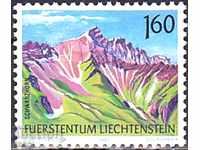 Καθαρή μάρκα Schwarzhorn Mountain 1992 από το Λιχτενστάιν