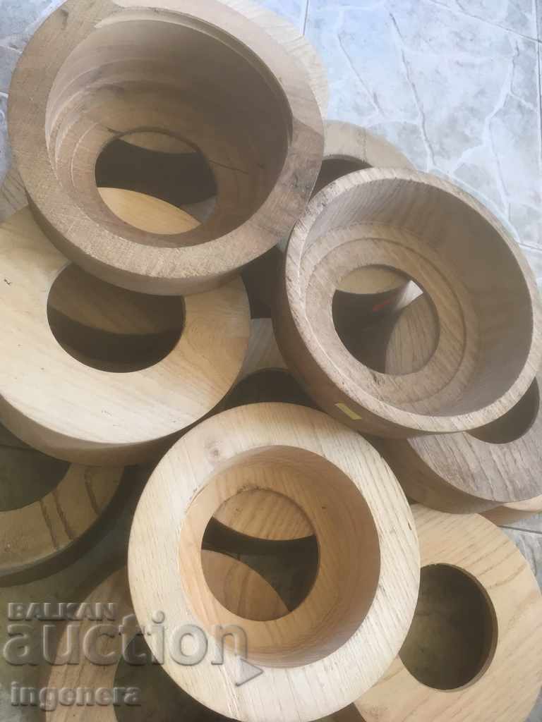 SOCKETS STANDS PREPARATIONS WOOD FOR LAMPS APPLICATIONS-15 PCS - 6 SOCKETS STANDS PREPARATIONS WOOD FOR LAMPS APPLICATIONS-15 PCS - 6