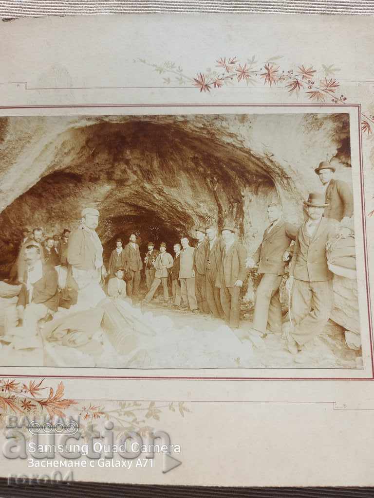 CAVE - OLD PHOTOGRAPHY - CARDBOARD