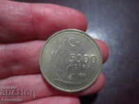 1994 Turkey 5000 Liri