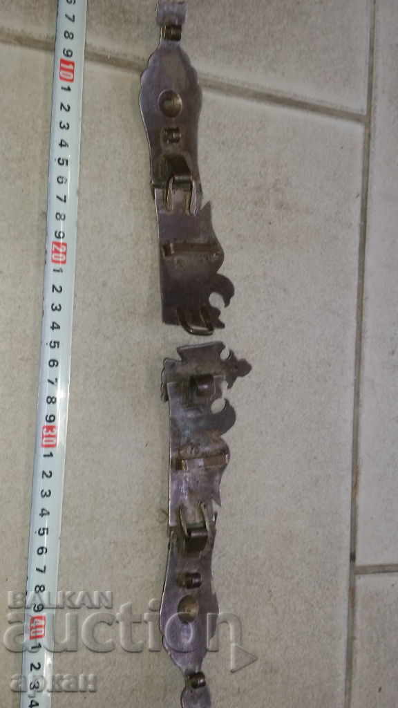 Cataramă din argint de înaltă probă cu email negru (nielo), secolul al XIX-lea cu preț 1750.00 BGN | € 894.76