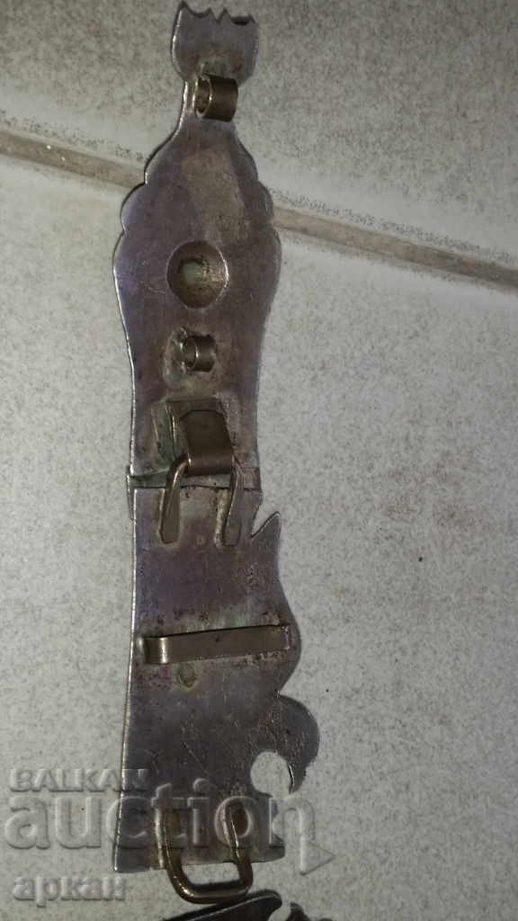 Cataramă din argint de înaltă probă cu email negru (nielo), secolul al XIX-lea - 7