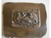 Old brass mold for casting