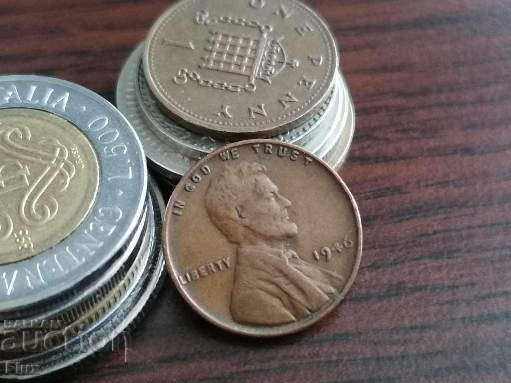 Coin - USA - 1 cent 1946 with price 5.75 BGN | € 2.94 Coin - USA - 1 cent 1946 with price 5.75 BGN | € 2.94