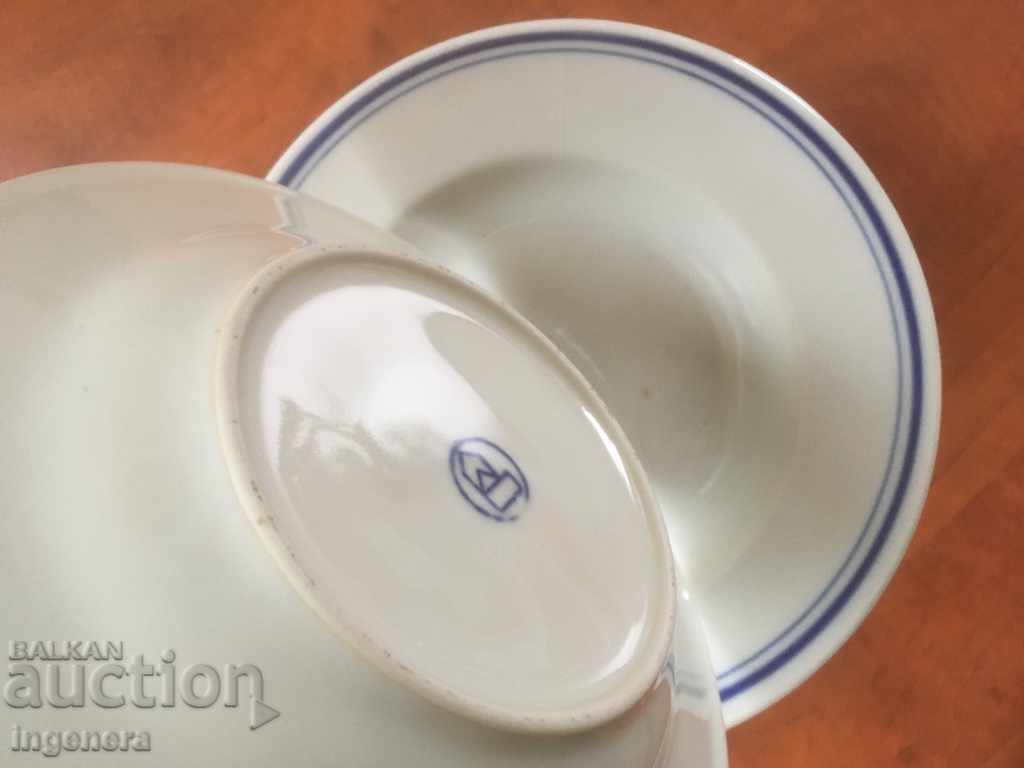 Delivery of PORCELAIN PLATE BULGARIA DEEP FROM SOCA-6 PCS
