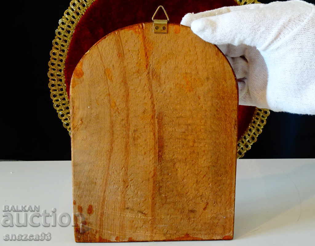 Старинна икона Св.Богородица Сумела,седеф,позлата. - 7 Старинна икона Св.Богородица Сумела,седеф,позлата. - 7